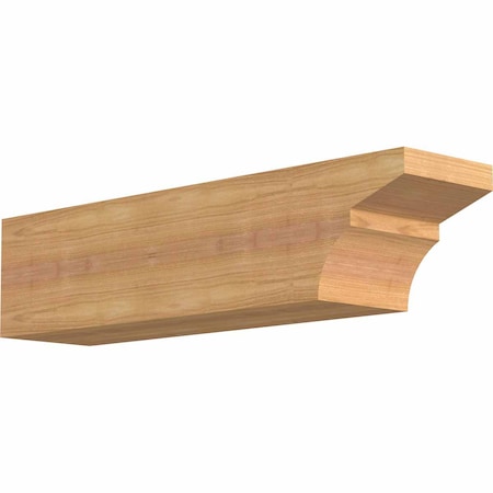 Ekena Millwork Monterey Smooth Rafter Tail, Western Red Cedar, 5 1/2"W x 6"H x 24"L RFT06X06X24MON00SWR